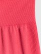 mini: Damskie legginsy treningowe 4F 4FWSS26TFTIF457 - koralowe (10)