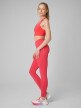 mini: Damskie legginsy treningowe 4F 4FWSS26TFTIF457 - koralowe (3)