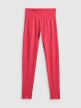 mini: Damskie legginsy treningowe 4F 4FWSS26TFTIF457 - koralowe (9)