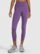 mini: Damskie legginsy treningowe 7/8 4F 4FWAW25TFTIF361 - fioletowe (2)