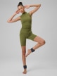 4F Damskie legginsy treningowe do jogi 4F 4FWSS26TFSTF073  zielone Zielony