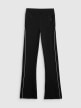 mini: Damskie legginsy z rozszerzanymi nogawkami 4F 4FWSS26TTIGF260 - czarne (7)