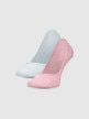  4F Damskie skarpetki stopki (2pak) 4F 4FWMM00USOCF472  multikolor Multikolor