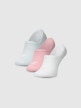  4F Damskie skarpetki stopki (3pak) 4F 4FWMM00USOCF473  multikolor Multikolor