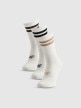 mini: Damskie skarpetki wysokie (3-pack) 4F 4FRSS26USOCF654 - białe (1)