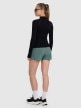 mini: Damskie spodenki do biegania 4F 4FWAW25TFSHF1031 - zielone (9)