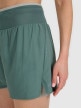 mini: Damskie spodenki do biegania 4F 4FWAW25TFSHF1031 - zielone (4)
