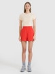 mini: Damskie spodenki dresowe 4F 4FWMM00TSHOF542 - czerwone (6)