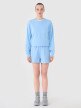 mini: Damskie spodenki dresowe 4F 4FWMM00TSHOF542 - niebieskie (6)