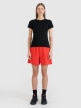 mini: Damskie spodenki dresowe 4F 4FWMM00TSHOF771 - czerwone (6)