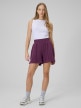 mini: Damskie spodenki dresowe 4F 4FWSS26TSHOF707 - fioletowe (1)