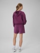 mini: Damskie spodenki dresowe 4F 4FWSS26TSHOF717 - fioletowe (6)
