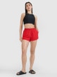 4F Damskie spodenki plażowe 4F 4FWSS24TSHOF323  czerwone Czerwony