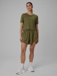 mini: Damskie spodenki treningowe 4F 4FWSS26TFSHF1295 - khaki (5)