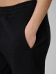 mini: Damskie spodnie dresowe joggery 4F 4FRSS26TTROF1724 - czarne (4)