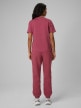 mini: Damskie spodnie dresowe joggery 4F 4FRSS26TTROF1849 - burgundowe (5)