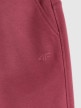 mini: Damskie spodnie dresowe joggery 4F 4FRSS26TTROF1849 - burgundowe (7)