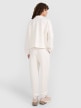 mini: Damskie spodnie dresowe joggery 4F 4FWAW25TTROF1180 - białe (5)