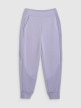 mini: Damskie spodnie dresowe joggery 4F 4FWAW25TTROF1180 - fioletowe (7)