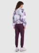 mini: Damskie spodnie dresowe joggery 4F 4FWAW25TTROF1196 - fioletowe (5)
