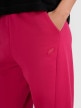 mini: Damskie spodnie dresowe joggery 4F 4FWAW25TTROF1205 - różowe (4)