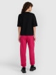 mini: Damskie spodnie dresowe joggery 4F 4FWAW25TTROF1205 - różowe (5)