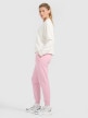 mini: Damskie spodnie dresowe joggery 4F 4FWMM00TTROF0945 - różowe (3)