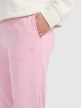 mini: Damskie spodnie dresowe joggery 4F 4FWMM00TTROF0945 - różowe (4)