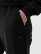 mini: Damskie spodnie dresowe joggery 4F 4FWMM00TTROF1138 - czarne  (3)