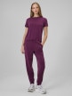 mini: Damskie spodnie dresowe joggery 4F 4FWSS26TTROF1410 - fioletowe (5)