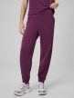 mini: Damskie spodnie dresowe joggery 4F 4FWSS26TTROF1410 - fioletowe (2)