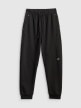 mini: Damskie spodnie dresowe joggery 4F 4FWSS26TTROF1412 - czarne (8)