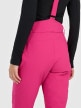 mini: Damskie spodnie narciarskie 4F 4FWAW25TFTRF0941 - różowe (8)