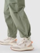 mini: Damskie spodnie parachute casual 4F 4FRSS24TTROF1330 - oliwkowe (3)