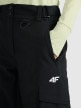 mini: Damskie spodnie snowboardowe 4F 4FWAW25TFTRF1220 - czarne (4)