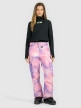 mini: Damskie spodnie snowboardowe 4F 4FWAW25TFTRF1220 - multikolor (7)