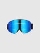  4F Gogle narciarskie z multibarwną powłoką uniseks 4F 4FWMM00AGOGU065  czarne Czarny