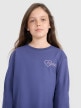 mini: Dziewczęcy longsleeve z nadrukiem 4F 4FJRAW25TLONF589 - granatowy (3)