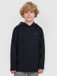 mini: Chłopięcy longsleeve z kapturem 4F 4FJRAW25TLONM610 - czarny (1)