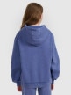 mini: Dziewczęca bluza nierozpinana z kapturem 4F 4FJRAW25TSWSF2294 - niebieska (6)