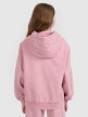 mini: Dziewczęca bluza nierozpinana z kapturem 4F 4FJRAW25TSWSF2294 - różowa (6)