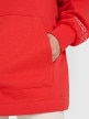 mini: Dziewczęca bluza nierozpinana z kapturem 4F 4FJRAW25TSWSF2429 - czerwona (5)