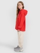 mini: Dziewczęca bluza nierozpinana z kapturem 4F 4FJRAW25TSWSF2429 - czerwona (3)