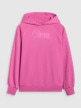 mini: Dziewczęca bluza nierozpinana z kapturem 4F 4FJRAW25TSWSF2439 - różowa (7)