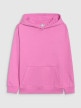 mini: Dziewczęca bluza nierozpinana z kapturem 4F 4FJRAW25TSWSF2467 - różowa (6)