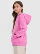 mini: Dziewczęca bluza nierozpinana z kapturem 4F 4FJRAW25TSWSF2467 - różowa (3)
