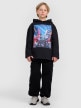 mini: Chłopięca bluza nierozpinana z kapturem 4F 4FJRAW25TSWSM2345 - czarna (2)