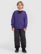 mini: Chłopięca bluza rozpinana z kapturem 4F 4FJRAW25TSWSM2346 - fioletowa (2)