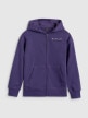 mini: Chłopięca bluza rozpinana z kapturem 4F 4FJRAW25TSWSM2346 - fioletowa (7)