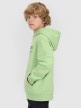 mini: Chłopięca bluza nierozpinana z kapturem 4F 4FJRAW25TSWSM2414 - zielona (3)